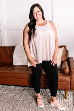 *Size L: Happy Together Babydoll Tank In Hazel