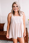 *Size L: Happy Together Babydoll Tank In Hazel