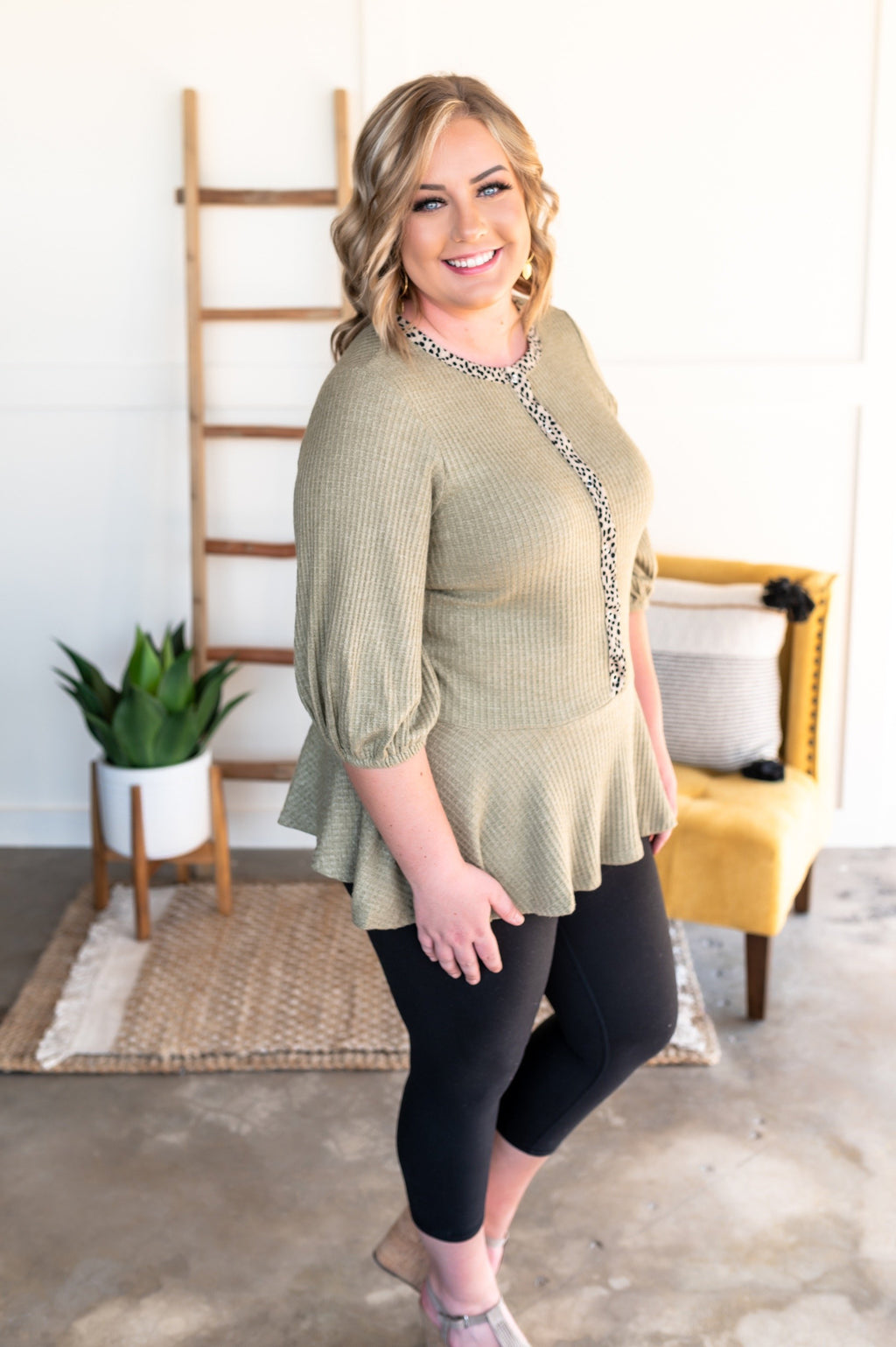 *Size M: In Your Wildest Dreams Sage Tunic Top